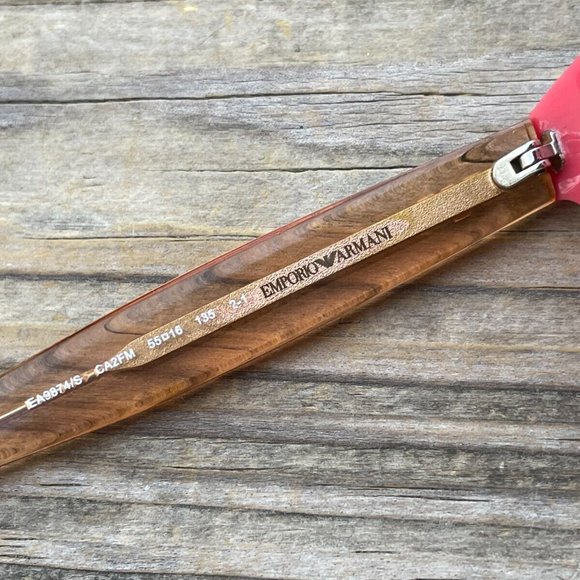 Emporio Armani Men Sunglasses Orange EA9874 CA2FM 55[]16 135 Eye Wear - Picture 9 of 12